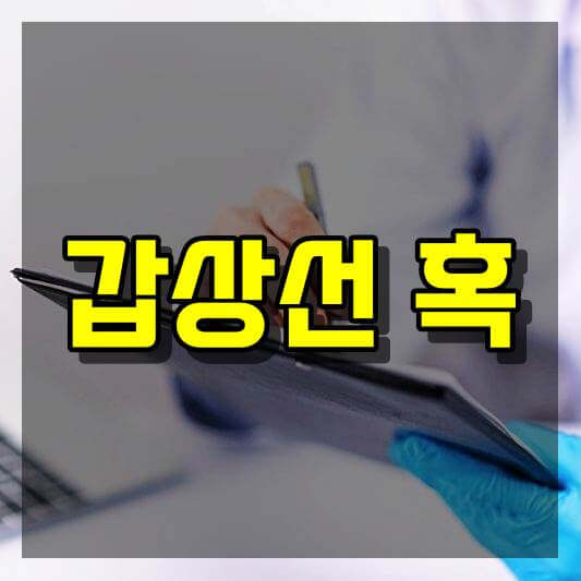 갑상선 혹이란? 갑상선 혹 저절로 없어질 수 있나요?