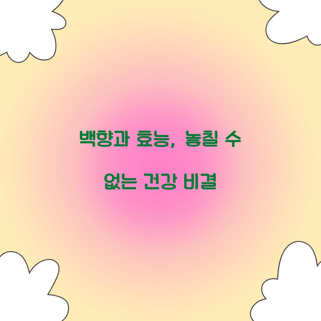 백향과 효능, 놓칠 수 없는 건강 비결