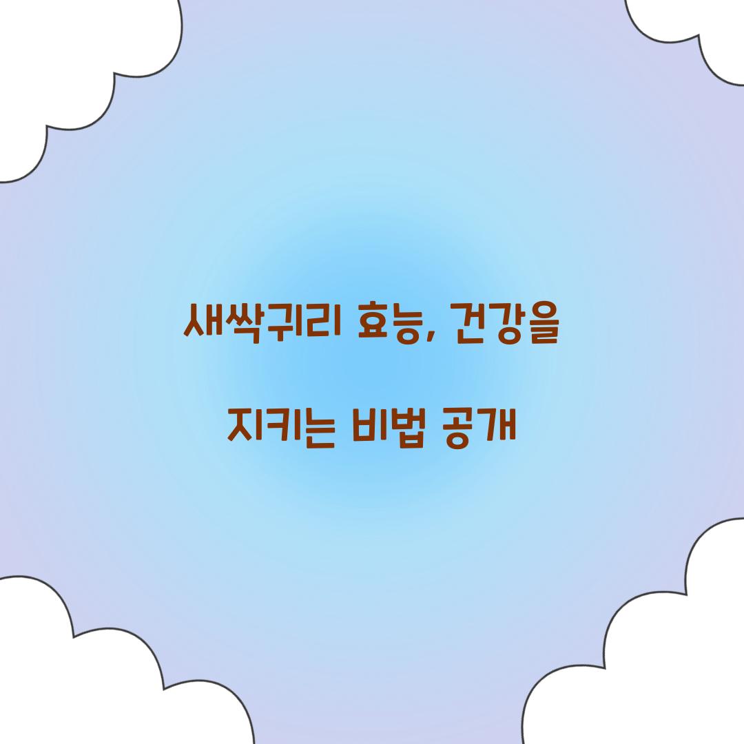 새싹귀리 효능, 건강을 지키는 비법 공개