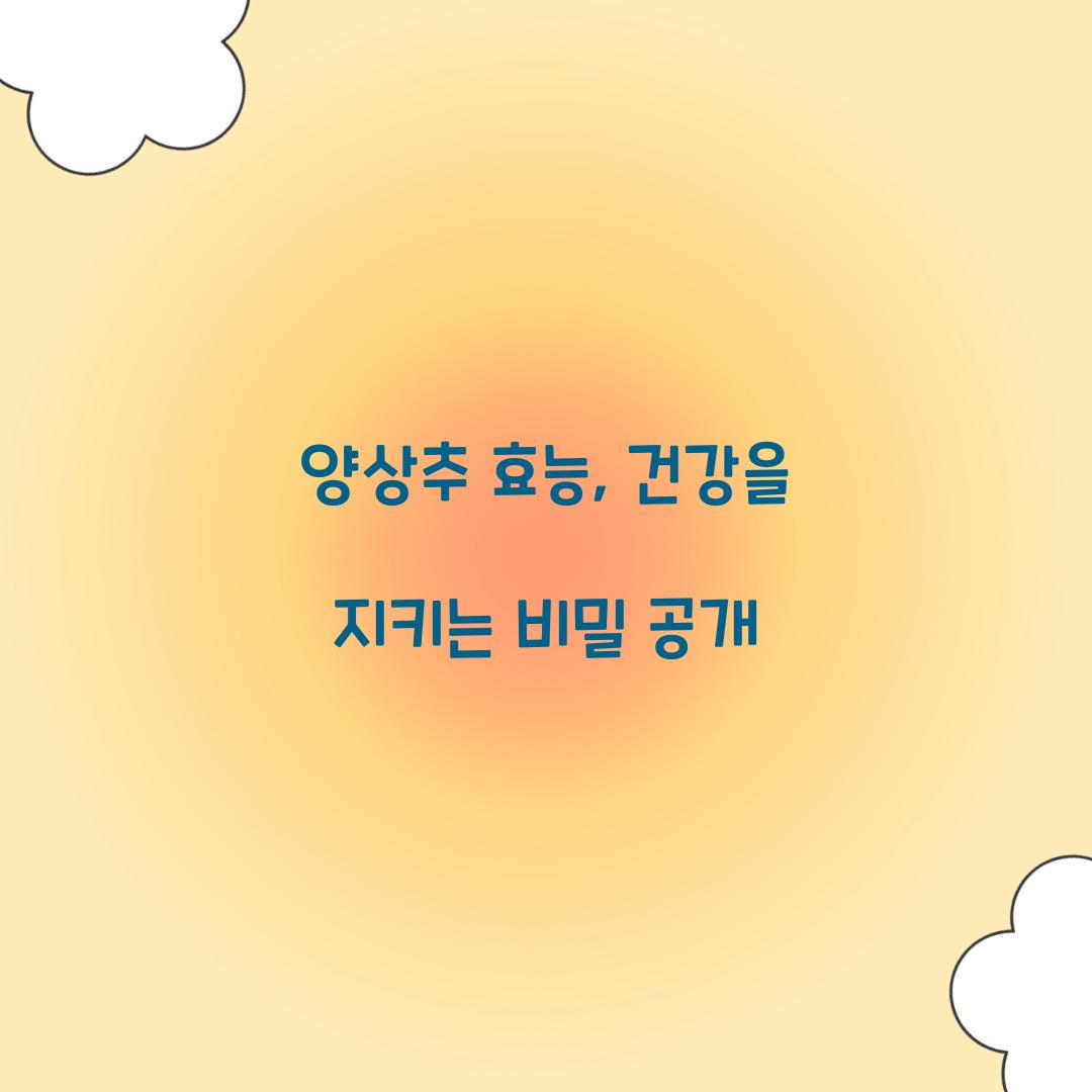양상추 효능, 건강을 지키는 비밀 공개