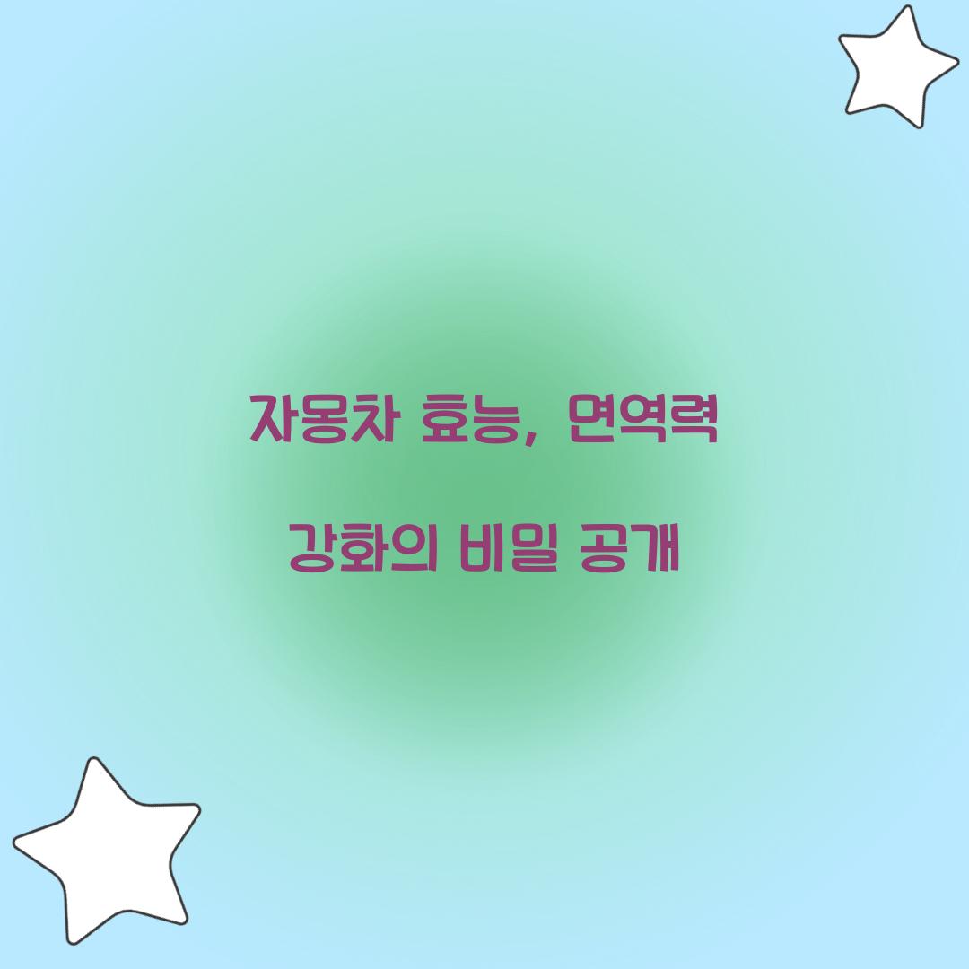 자몽차 효능, 면역력 강화의 비밀 공개
