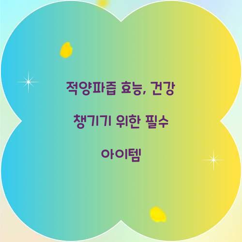 적양파즙 효능, 건강 챙기기 위한 필수 아이템