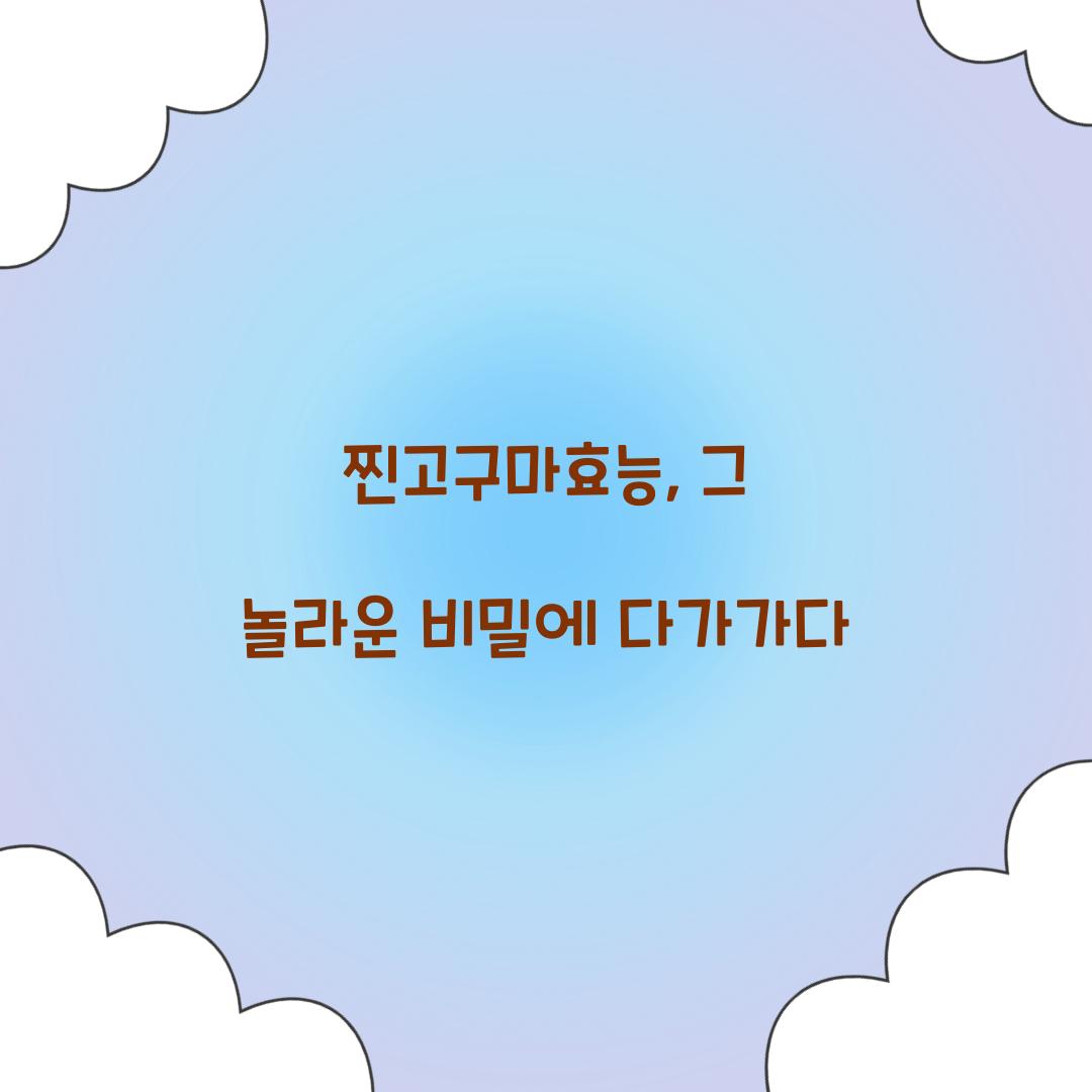 찐고구마효능, 그 놀라운 비밀에 다가가다