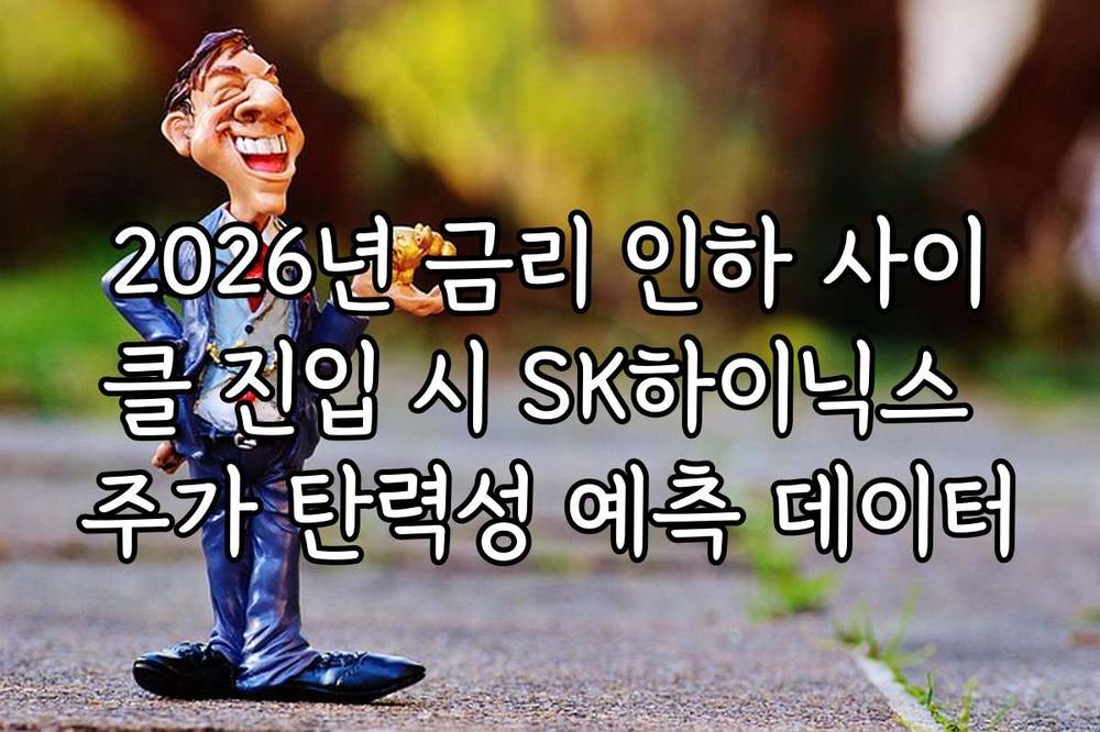 2026년 금리 인하 사이클 진입 시 SK하이닉스 주가 탄력성 예측 데이터